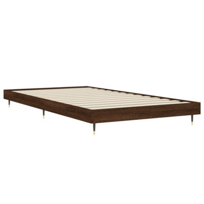 Brown Oak Bed Frame