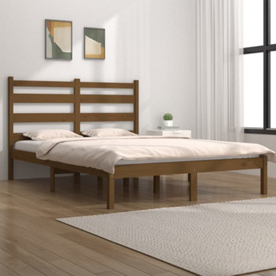 Diy solid deals wood bed frame