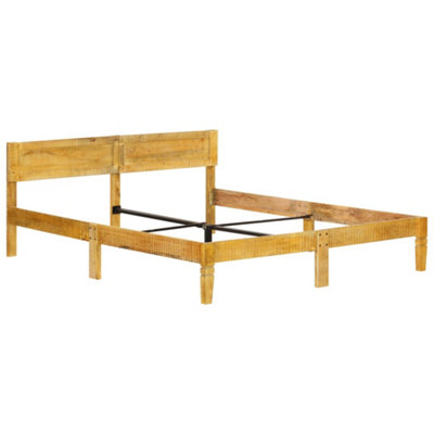 Mango wood bed 2024 frame king