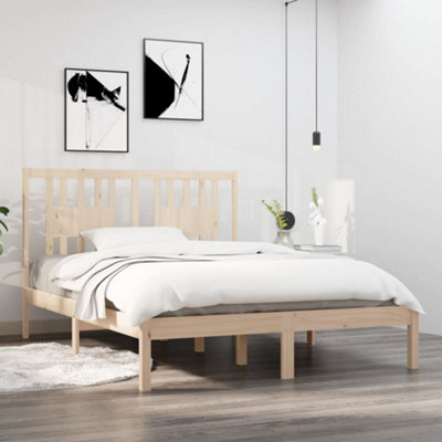 Untreated wood bed frame new arrivals