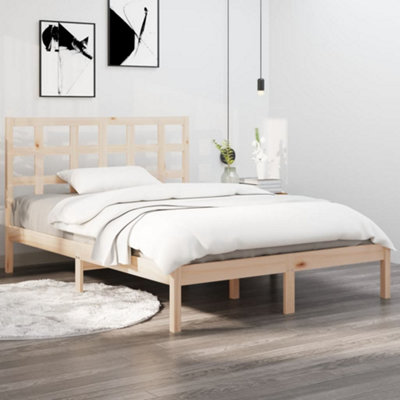 Berkfield Bed Frame Solid Wood 180x200 cm 6FT Super King