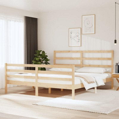 Super king pine on sale bed frame