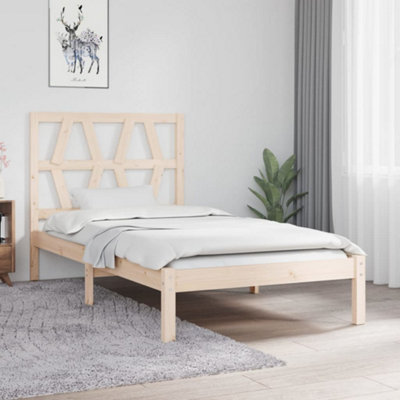 Berkfield Bed Frame Solid Wood Pine 90x200 Cm 