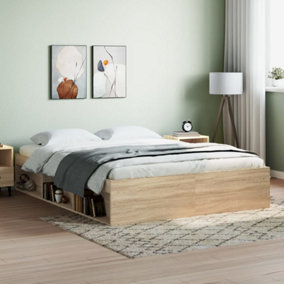 Berkfield Bed Frame Sonoma Oak 160x200 cm