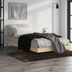 Berkfield Bed Frame Sonoma Oak 90x190 cm 3FT Single Engineered Wood