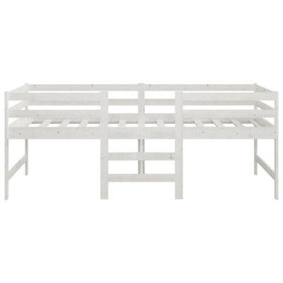 Berkfield Bed Frame White 90x200 cm Solid Wood Pine