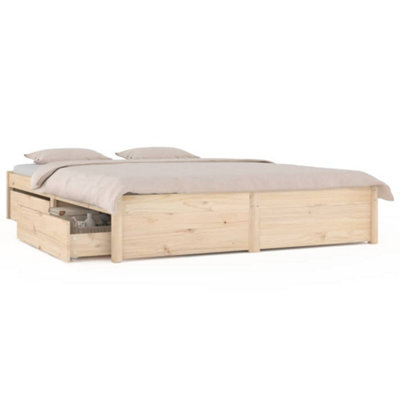Berkfield Bed Frame with Drawers 180x200 cm 6FT Super King