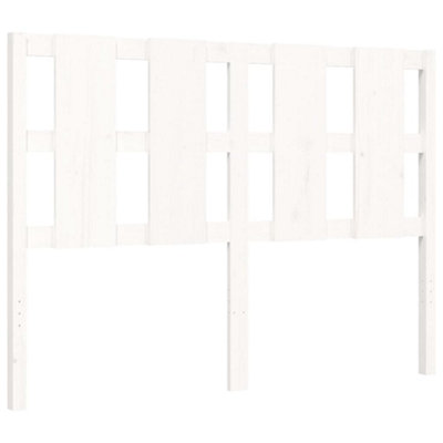 Berkfield Bed Frame with Headboard White 120x200 cm Solid Wood