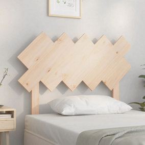 Berkfield Bed Headboard 104x3x80.5 cm Solid Wood Pine