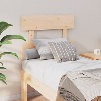 Berkfield Bed Headboard 78.5x3x81 cm Solid Wood Pine