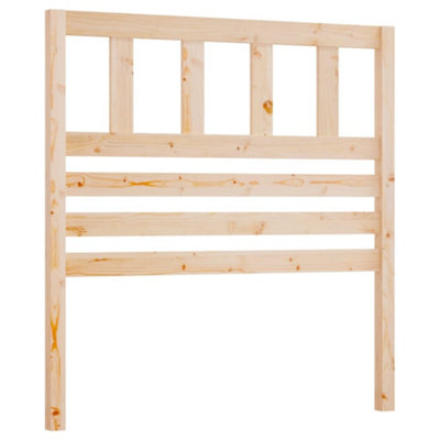 Berkfield Bed Headboard 81x4x100 cm Solid Wood Pine