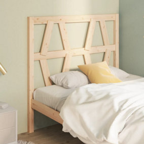 Berkfield Bed Headboard 96x4x100 cm Solid Wood Pine