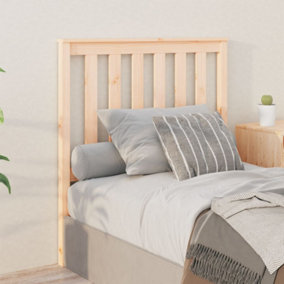 Berkfield Bed Headboard 96x6x101 cm Solid Wood Pine
