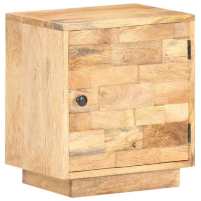 Berkfield Bedside Cabinet 40x30x45 cm Solid Mango Wood