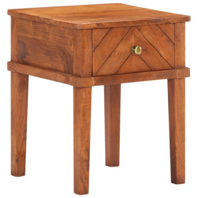 Berkfield Bedside Cabinet 40x40x50 cm Solid Acacia Wood