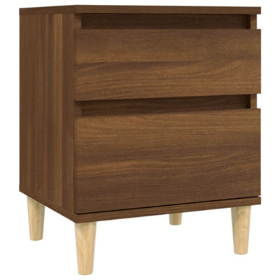 Berkfield Bedside Brown Oak 40x35x50 cm — free download