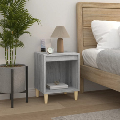 Berkfield Bedside Cabinet Grey Sonoma 40x35x50 cm