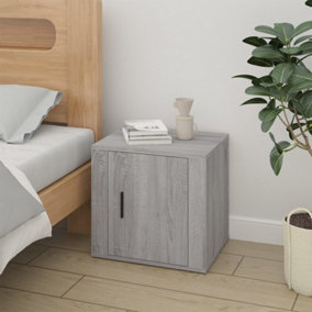 Berkfield Bedside Cabinet Grey Sonoma 50x39x47 cm