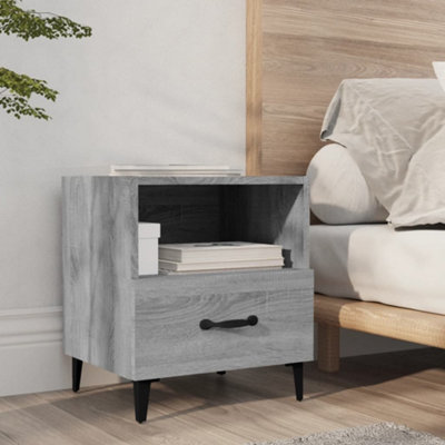 Berkfield Bedside Cabinet Grey Sonoma Engineered Wood