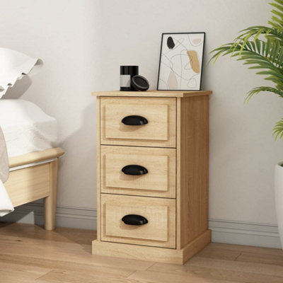 Berkfield Bedside Cabinet Sonoma Oak 39x39x67 cm Engineered Wood