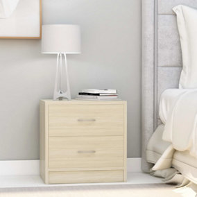 Berkfield Bedside Cabinet Sonoma Oak 40x30x40 cm Engineered Wood