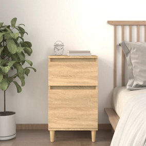 Berkfield Bedside Cabinet Sonoma Oak 40x35x70 cm