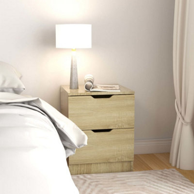 Berkfield Bedside Cabinet Sonoma Oak 40x40x50 cm Engineered Wood