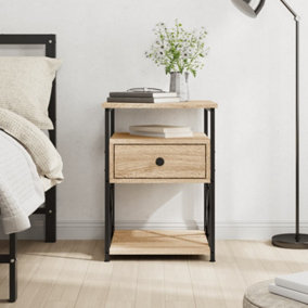 Berkfield Bedside Cabinet Sonoma Oak 40x42x55 cm Engineered Wood