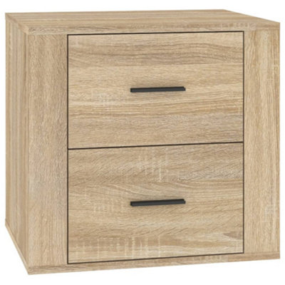 Berkfield Bedside Cabinet Sonoma Oak 50x39x47 cm