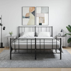 Berkfield Bedside Cabinets 2 pcs Grey Sonoma 40x40x50 cm Engineered Wood