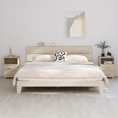 Berkfield Bedside Cabinets 2 pcs Honey Brown 40x35x62 cm Solid Wood Pine