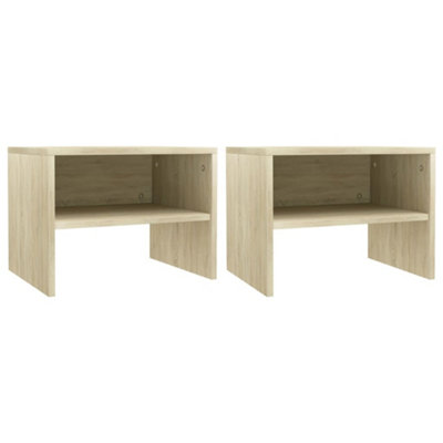 Berkfield Bedside Cabinets 2 pcs Sonoma Oak 40x30x30 cm Engineered Wood
