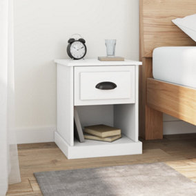 Berkfield Bedside Cabinets 2 pcs White 39x39x47.5 cm Engineered Wood