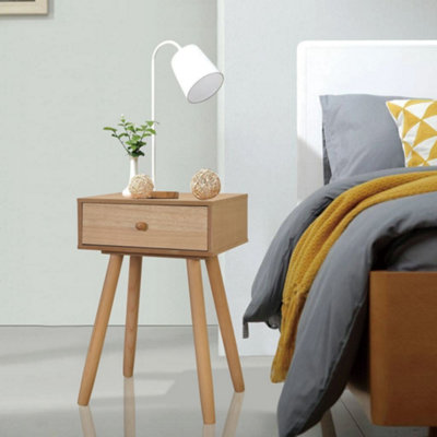 Berkfield Bedside Tables 2 pcs Solid Pinewood 40x30x61 cm Brown