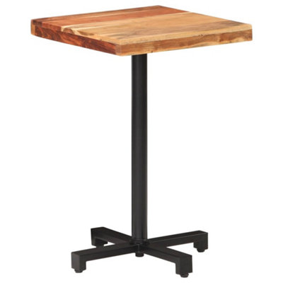 Berkfield Bistro Table Square 50x50x75 cm Solid Acacia Wood