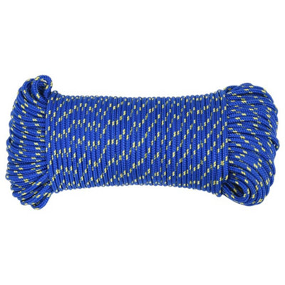 Berkfield Boat Rope Blue 4 mm 100 m Polypropylene
