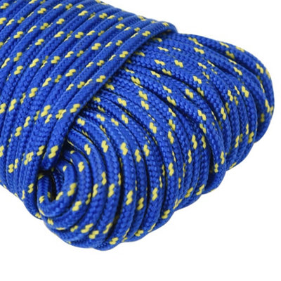 Berkfield Boat Rope Blue 4 mm 100 m Polypropylene