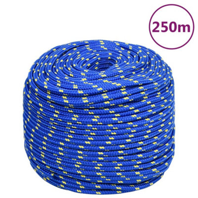 Berkfield Boat Rope Blue 6 mm 250 m Polypropylene