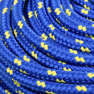 Berkfield Boat Rope Blue 8 mm 250 m Polypropylene
