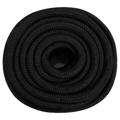 Berkfield Boat Rope Full Black 20 mm 50 m Polypropylene