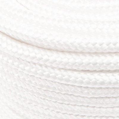 Berkfield Boat Rope Full White 12 mm 25 m Polypropylene