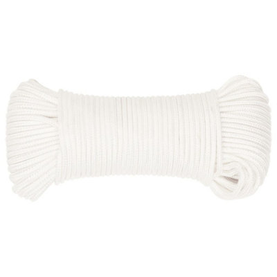 Berkfield Boat Rope Full White 5 mm 25 m Polypropylene