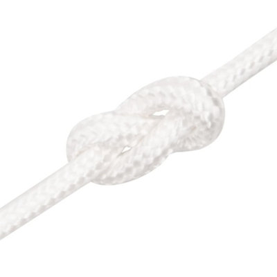 Berkfield Boat Rope Full White 8 mm 500 m Polypropylene