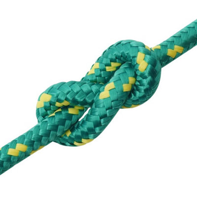 Berkfield Boat Rope Green 12 mm 250 m Polypropylene