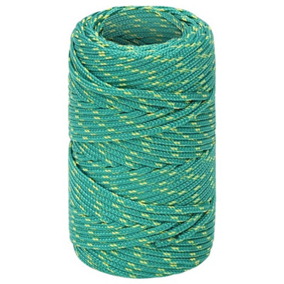 Berkfield Boat Rope Green 2 mm 250 m Polypropylene
