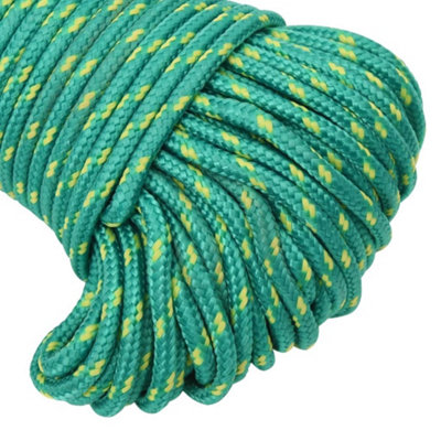 Berkfield Boat Rope Green 3 mm 500 m Polypropylene