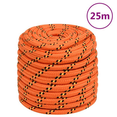 BERKFIELD BOAT ROPE ORANGE 16 MM 25 M POLYPROPYLENE
