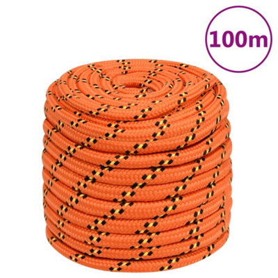 Berkfield Boat Rope Orange 18 mm 100 m Polypropylene