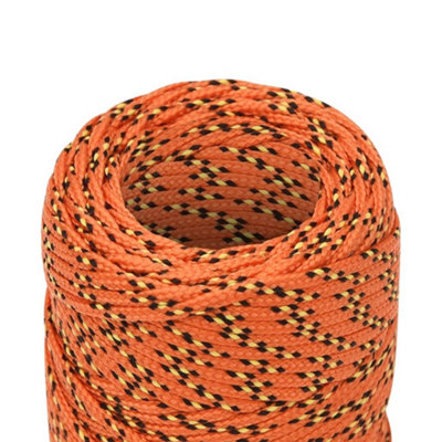 Berkfield Boat Rope Orange 2 mm 25 m Polypropylene