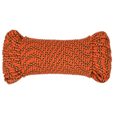 Berkfield Boat Rope Orange 3 mm 25 m Polypropylene